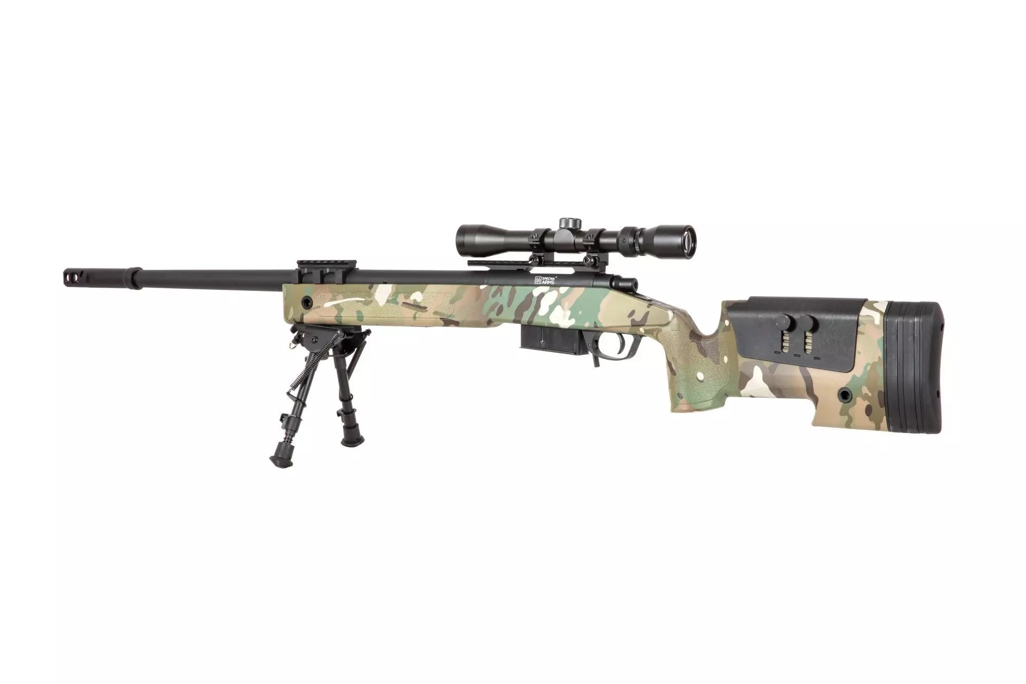 Specna Arms SA-S03 CORE™ High Velocity Sniper Rifle with Scope and Bipod - MC