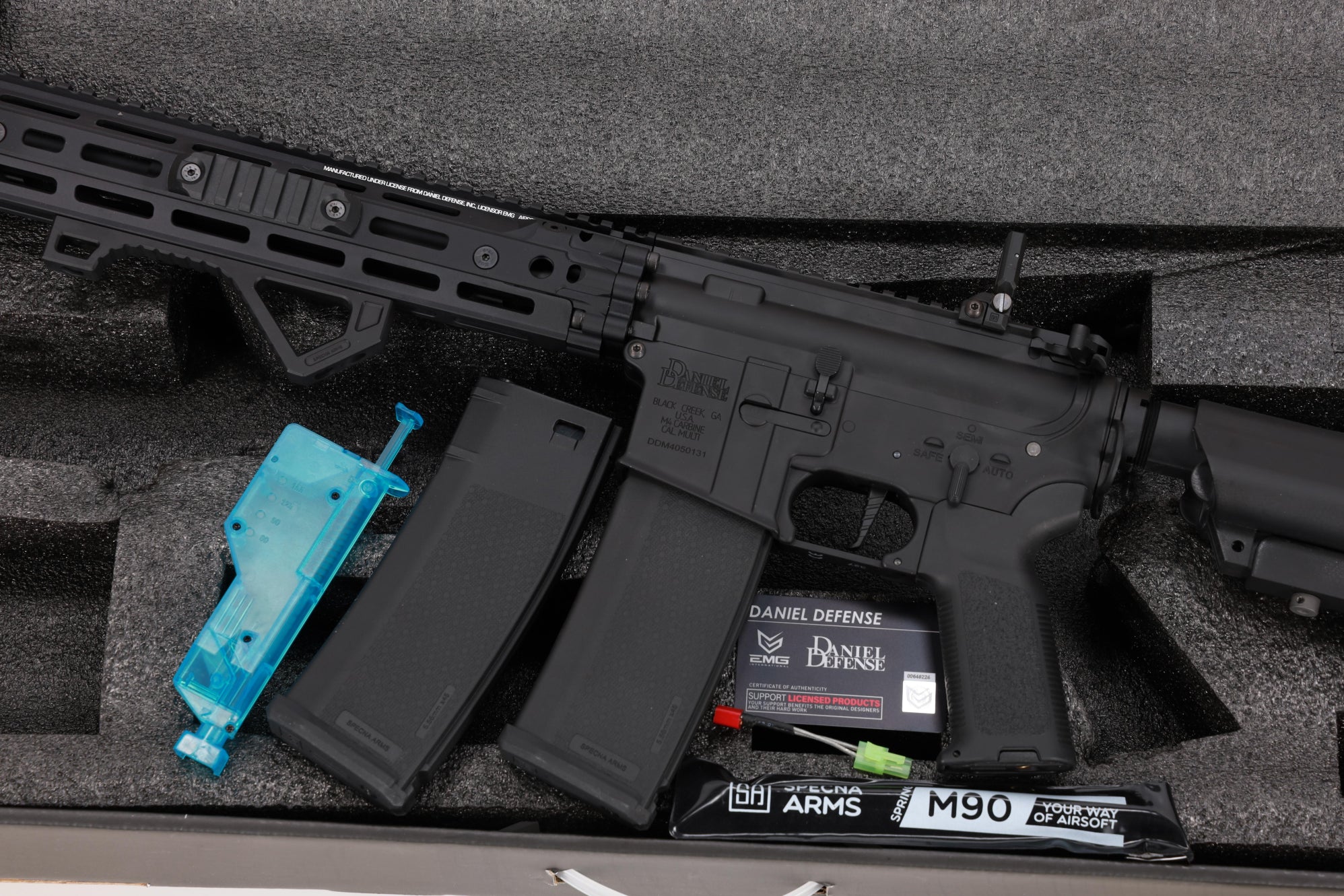 Specna Arms Daniel Defense® RIS III 12.5'' SA-E28 EDGE™ HAL 2™ ETU Gen. 2 - Black