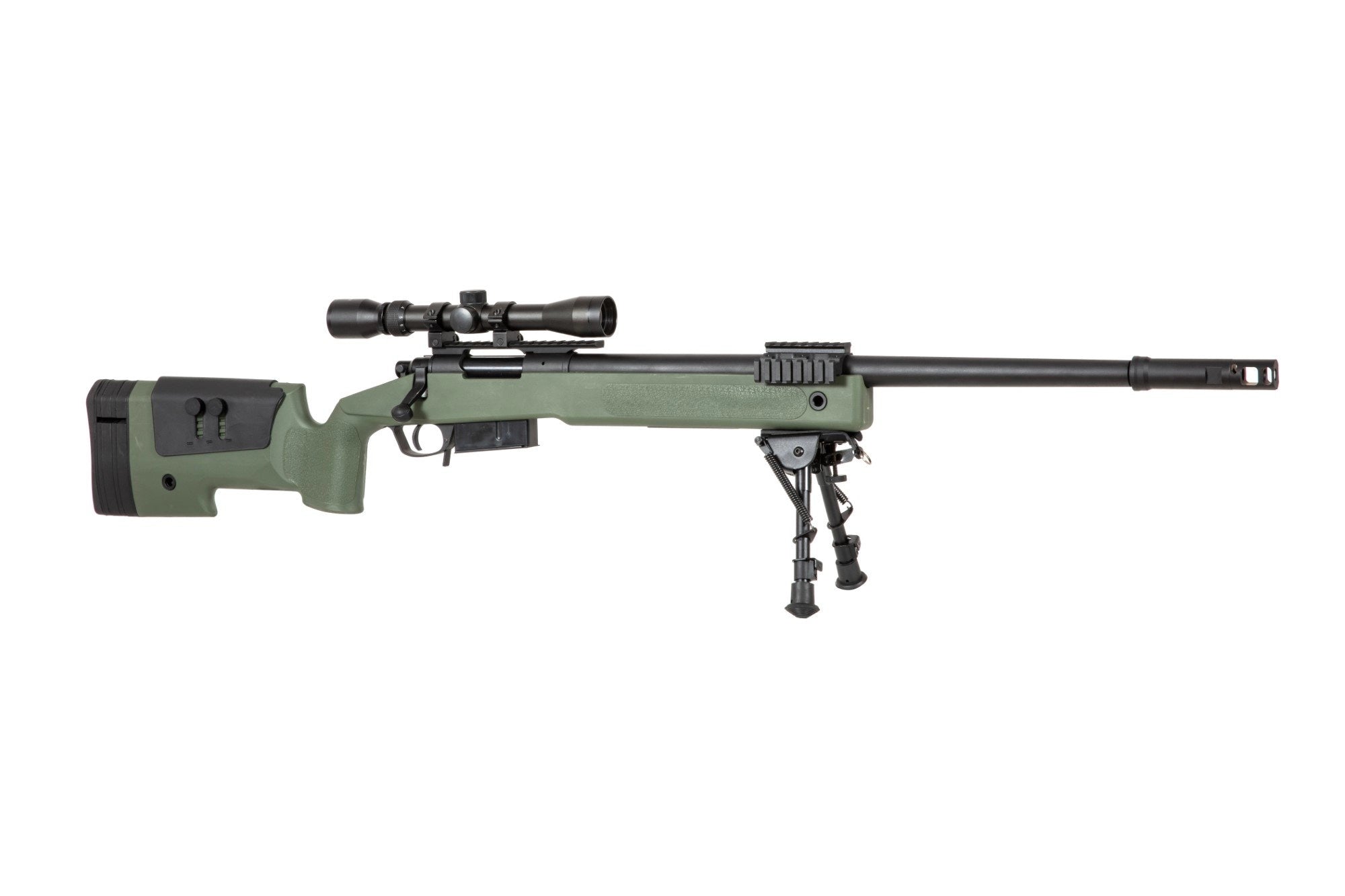 Specna Arms SA-S03 CORE™ High Velocity Sniper Rifle with Scope and Bipod - Olive