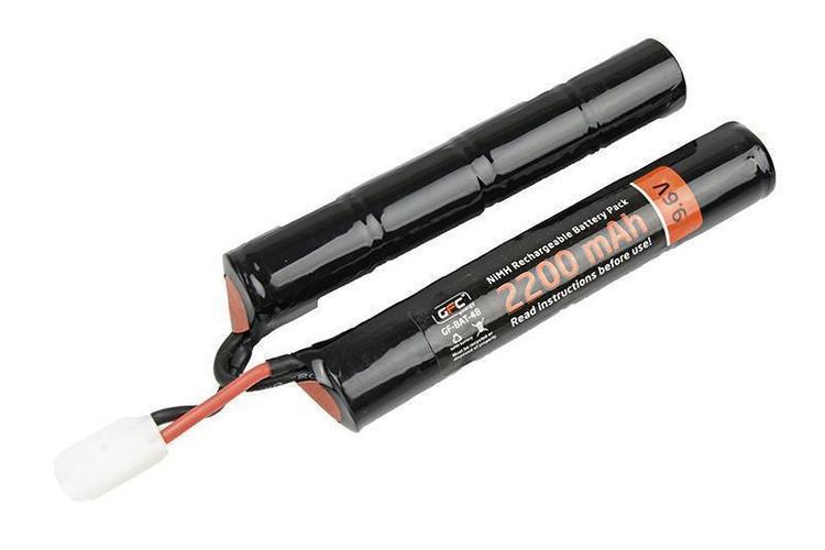 GFC Energy 9.6V 2200mAh 2-osainen NiMh (large liitin)
