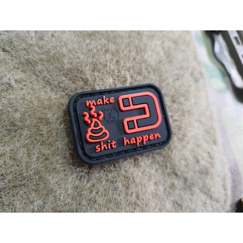 JTG Sh!t Magnet PVC velcromerkki