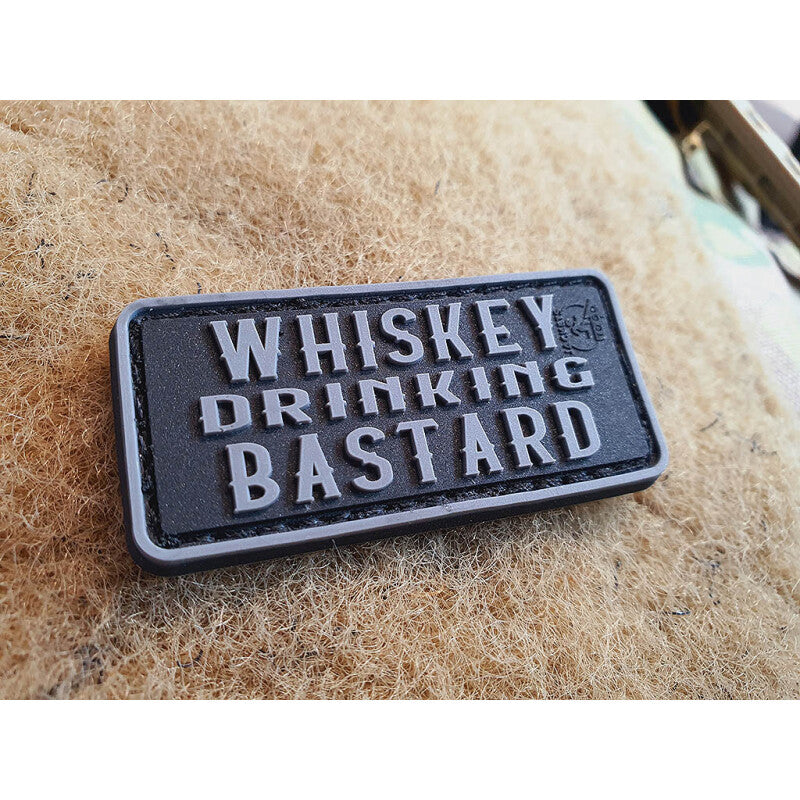 JTG "Whiskey Drinking Bastard"  3D Rubber Patch