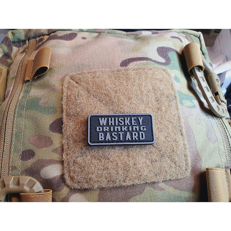 JTG "Whiskey Drinking Bastard"  3D Rubber Patch