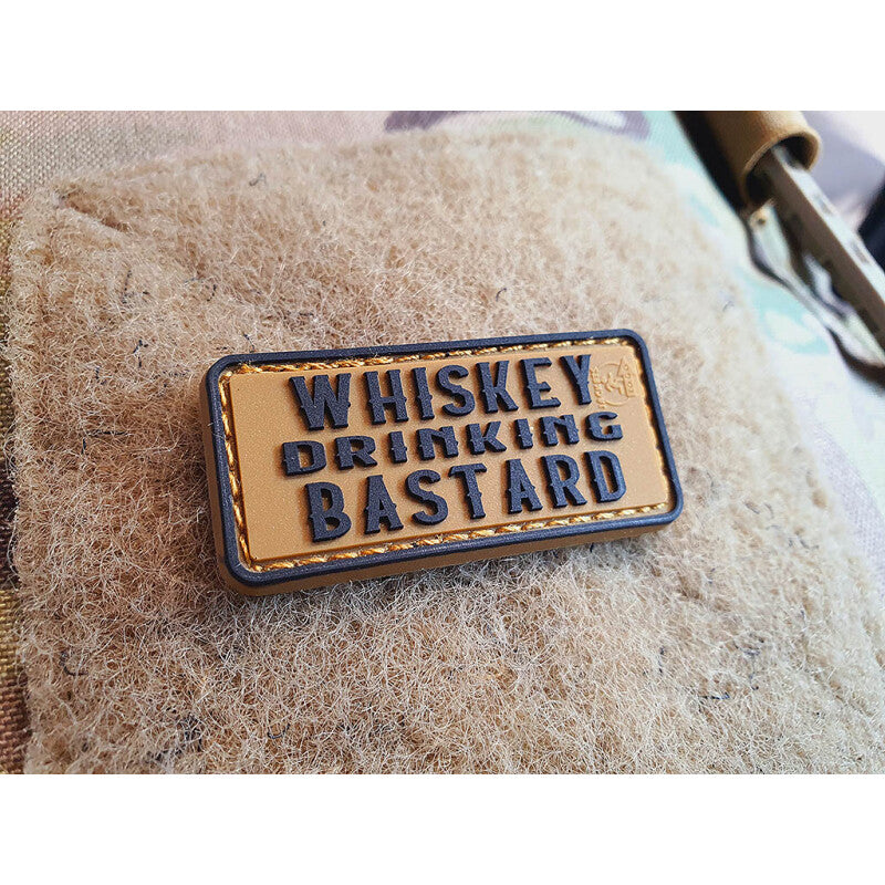 JTG "Whiskey Drinking Bastard"  3D Rubber Patch