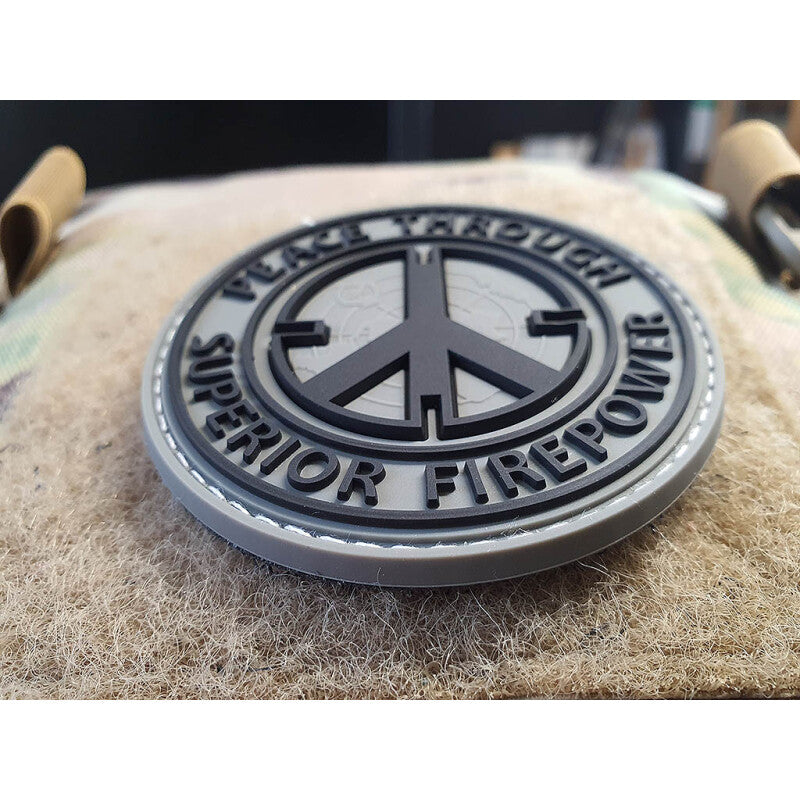 JTG "Peace Through Superior Firepower" Rubber Patch