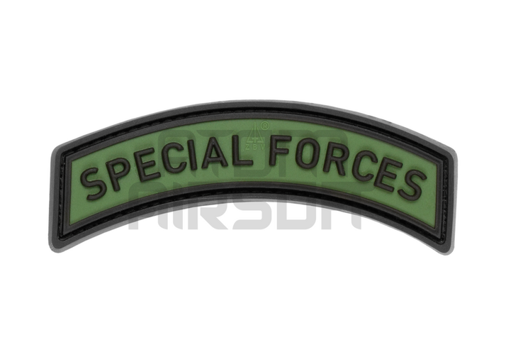 JTG "Special Forces Tab" PVC velcromerkki – OD