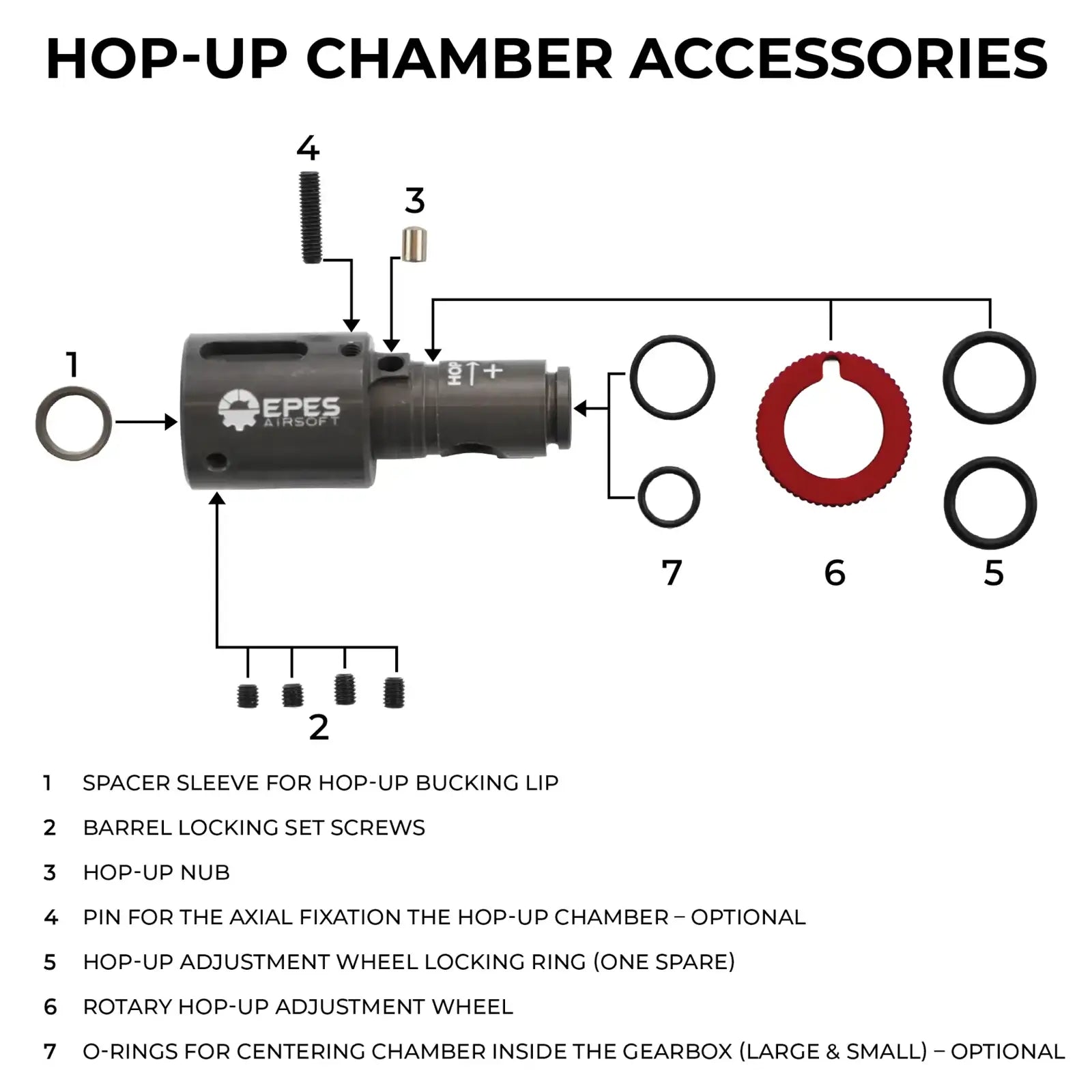 EPeS M249 hop-up chamber