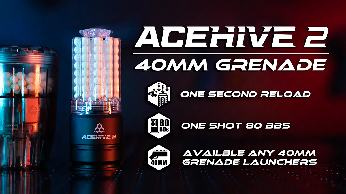 Acetech ACEHIVE 2 40mm Airsoft Grenade