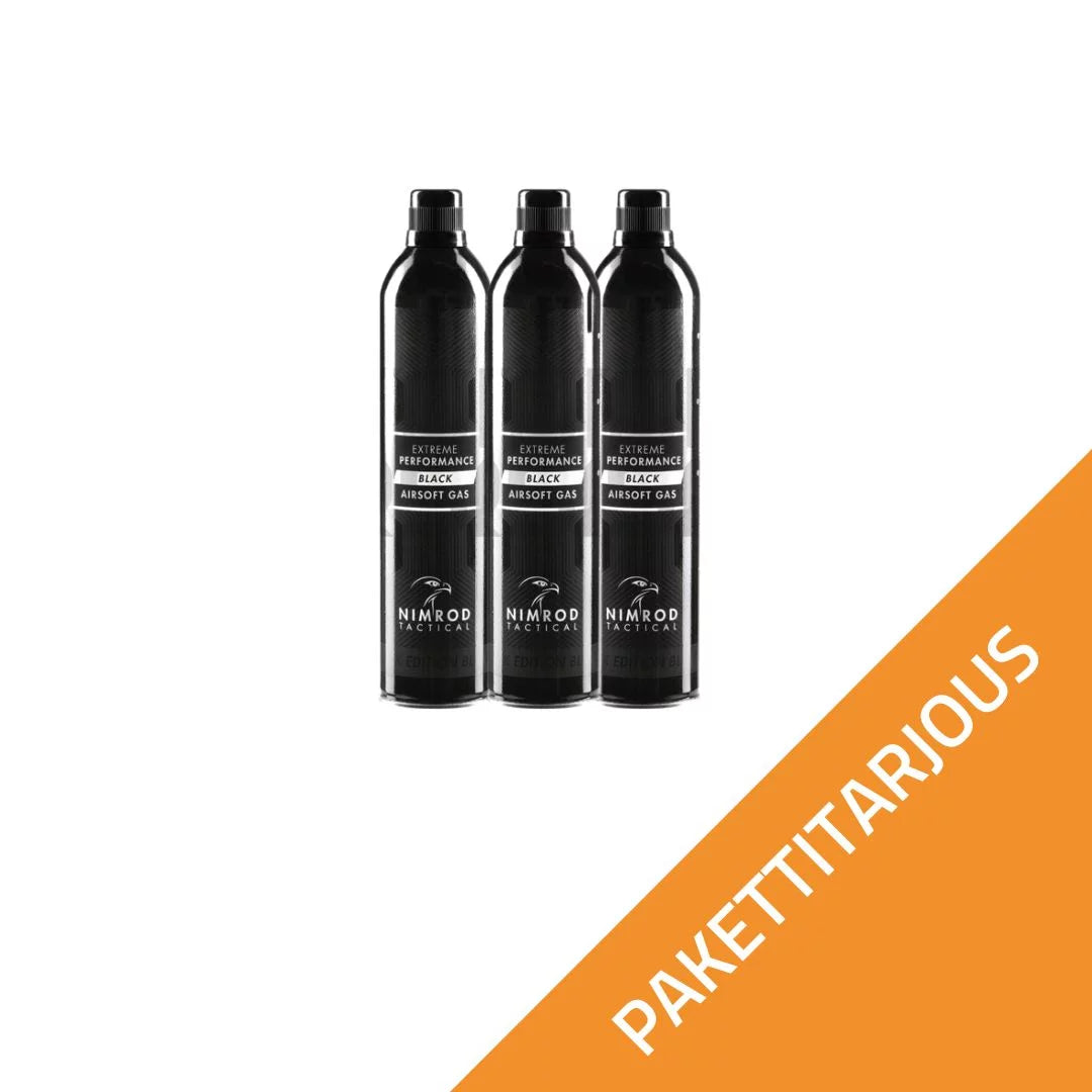 3x Black Gas kaasu, 203PSI