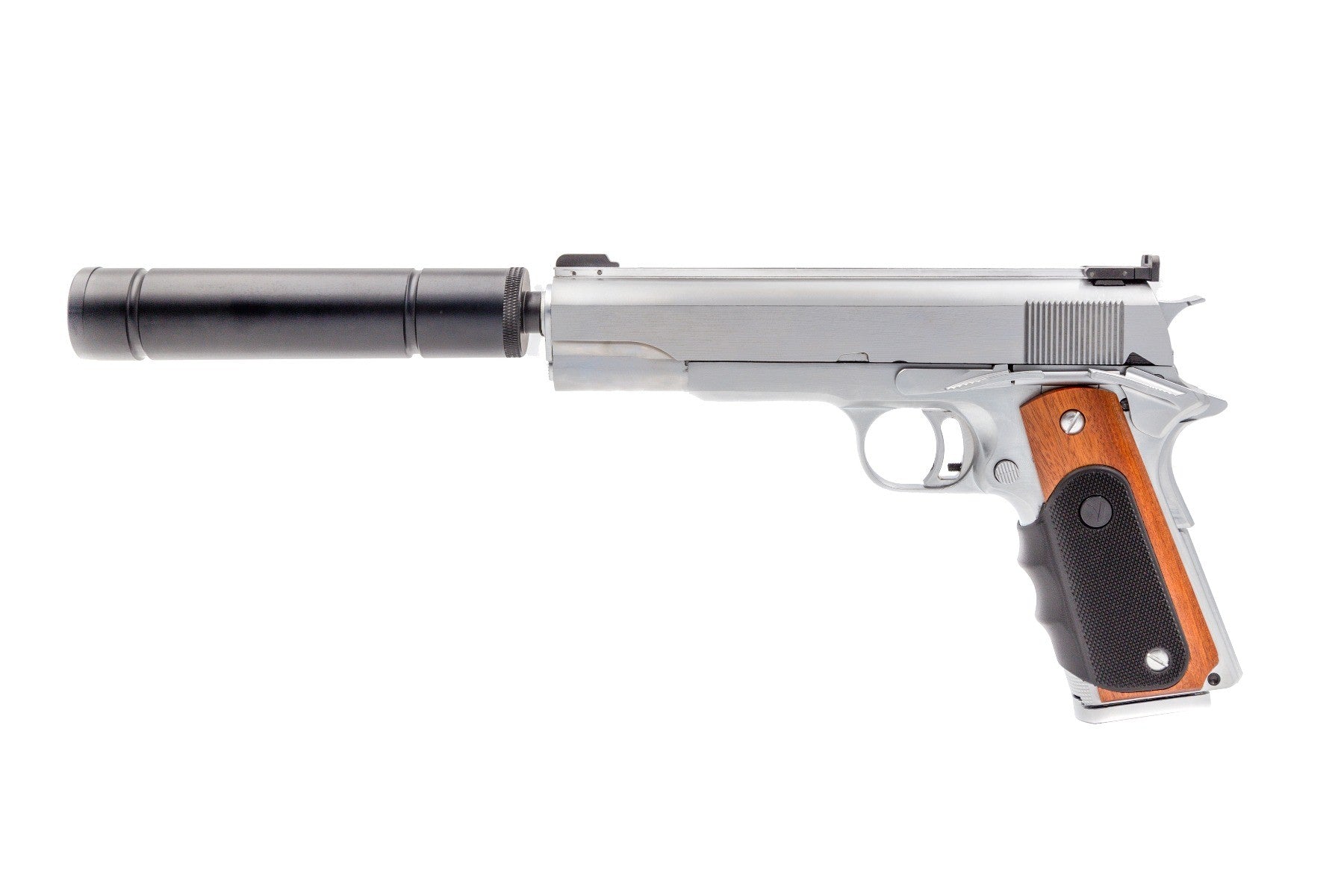 Agency VX-9 gas pistol - chrome