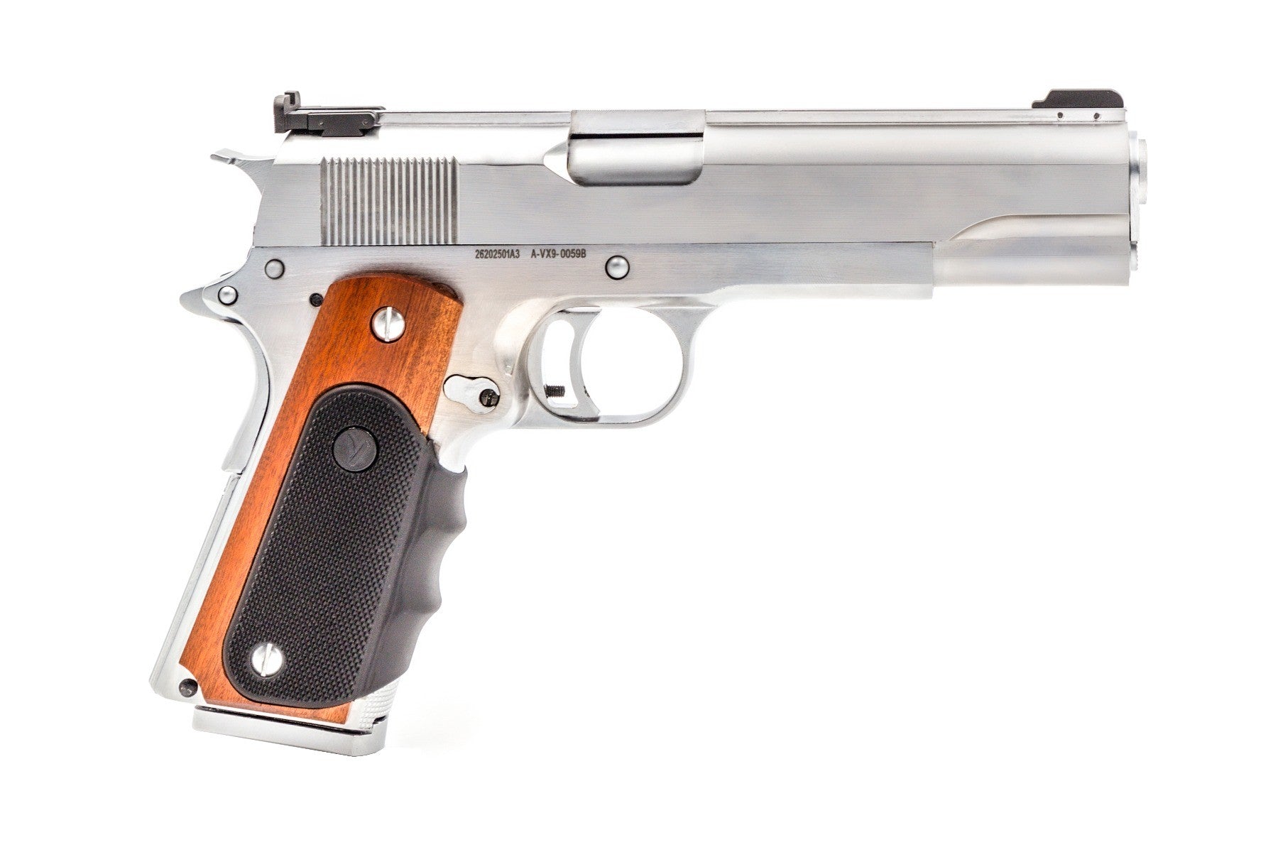 Agency VX-9 gas pistol - chrome